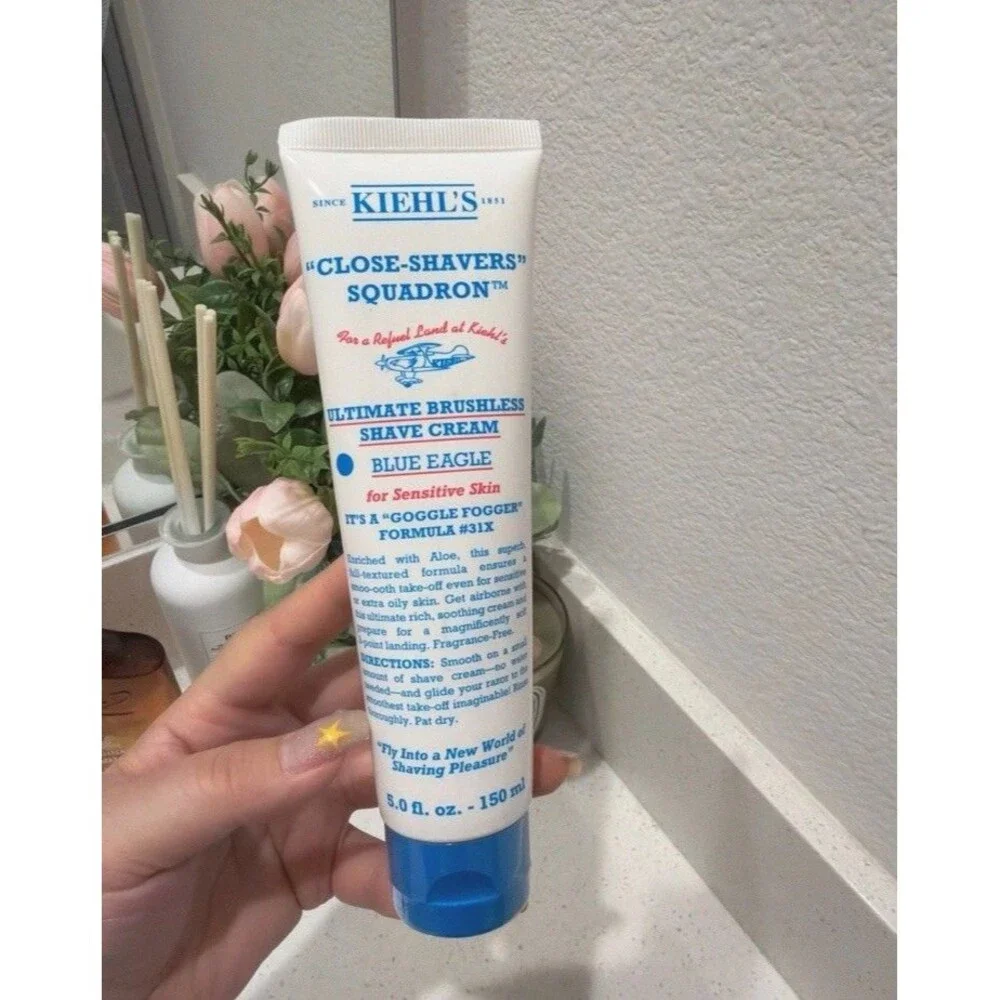 Kiehl's Ultimate Brushless Shave Cream, Blue Eagle - 5oz